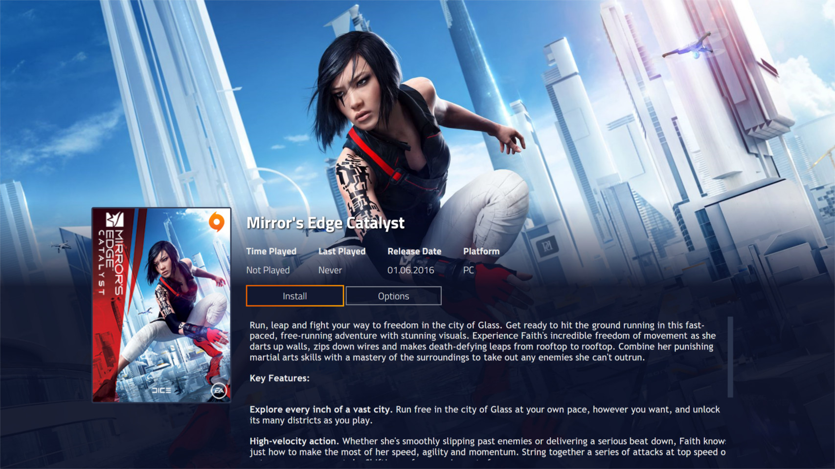 Playnite desktop mode with expanded game library